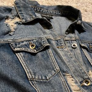 Forever 21 distressed Denim jacket